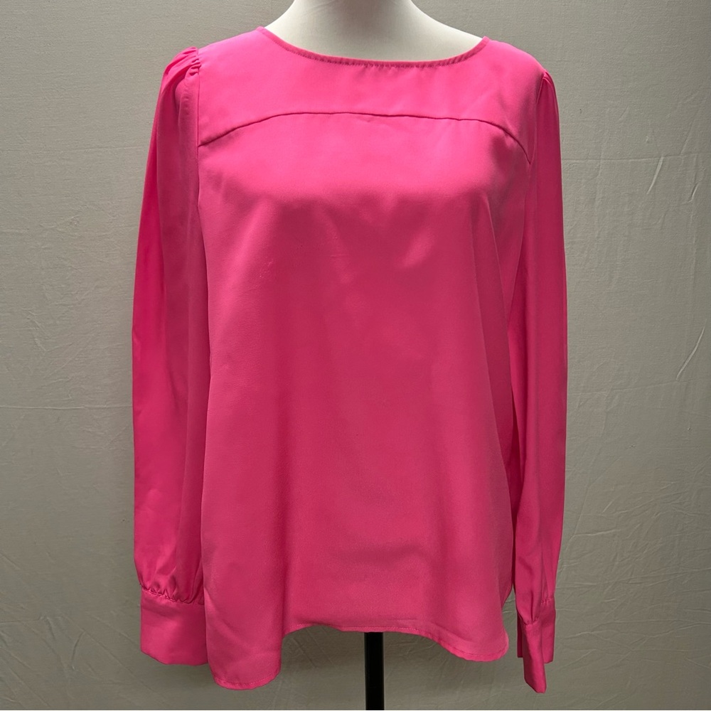 J.Crew long sleeve Pink blouse M